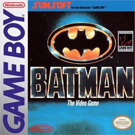 Box cover for Batman - The Video Game on the Nintendo Game Boy.