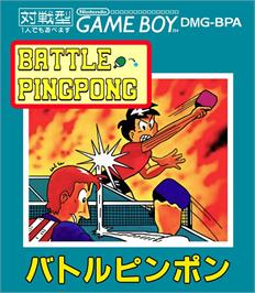 Box cover for Battle Ping Pong on the Nintendo Game Boy.