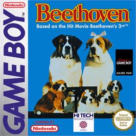 Box cover for Beethoven on the Nintendo Game Boy.