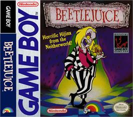 Box cover for Beetlejuice on the Nintendo Game Boy.