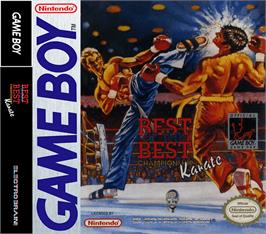 Box cover for Best of the Best Championship Karate on the Nintendo Game Boy.