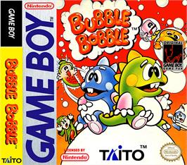 Box cover for Bubble Bobble on the Nintendo Game Boy.