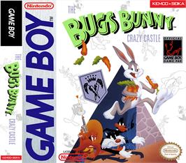 Box cover for Bugs Bunny: Crazy Castle on the Nintendo Game Boy.