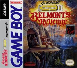 Box cover for Castlevania II: Belmont's Revenge on the Nintendo Game Boy.