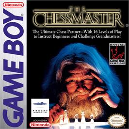 Box cover for Chessmaster on the Nintendo Game Boy.