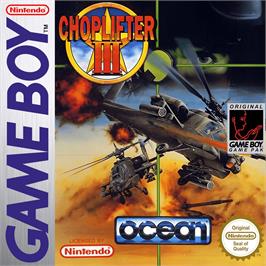 Box cover for Choplifter 3 on the Nintendo Game Boy.