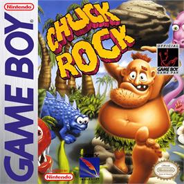 Box cover for Chuck Rock on the Nintendo Game Boy.
