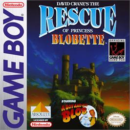 Box cover for David Crane's The Rescue Of Princess Blobette on the Nintendo Game Boy.