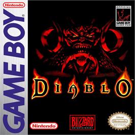 Box cover for Diablo on the Nintendo Game Boy.
