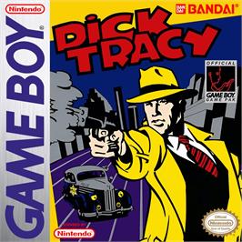 Box cover for Dick Tracy on the Nintendo Game Boy.