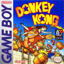 Box cover for Donkey Kong on the Nintendo Game Boy.