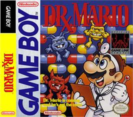Box cover for Dr. Mario on the Nintendo Game Boy.
