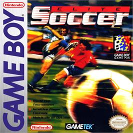 Box cover for Elite Soccer on the Nintendo Game Boy.