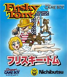 Box cover for Frisky Tom on the Nintendo Game Boy.