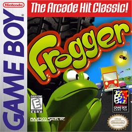 Box cover for Frogger on the Nintendo Game Boy.