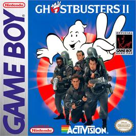 Box cover for Ghostbusters 2 on the Nintendo Game Boy.