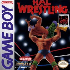 Box cover for Hal Wrestling on the Nintendo Game Boy.