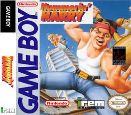 Box cover for Hammerin' Harry: Ghost Building Company on the Nintendo Game Boy.