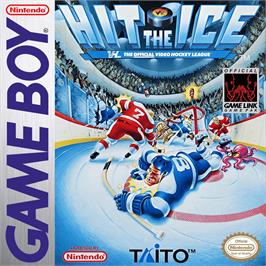 Box cover for Hit The Ice - The Video Hockey League on the Nintendo Game Boy.