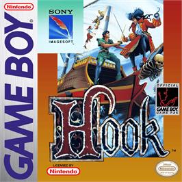 Box cover for Hook on the Nintendo Game Boy.