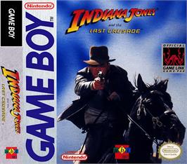 Box cover for Indiana Jones and the Last Crusade: The Action Game on the Nintendo Game Boy.