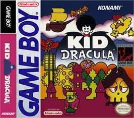 Box cover for Kid Dracula on the Nintendo Game Boy.