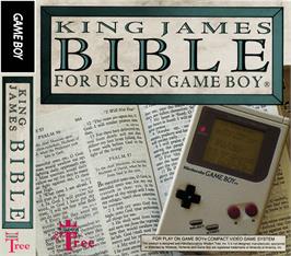Box cover for King James Bible For Use On Game Boy on the Nintendo Game Boy.