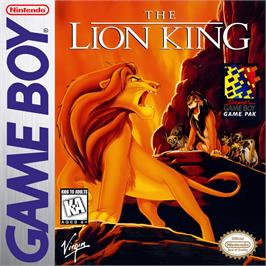 Box cover for Lion King, The on the Nintendo Game Boy.