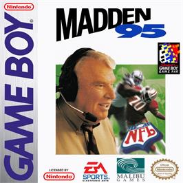 Box cover for Madden '95 on the Nintendo Game Boy.