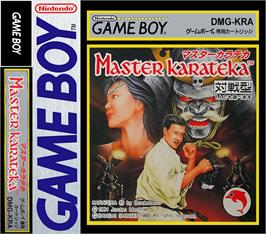 Box cover for Master Karateka on the Nintendo Game Boy.