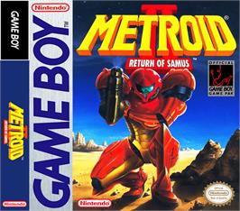 Box cover for Metroid II - Return of Samus on the Nintendo Game Boy.