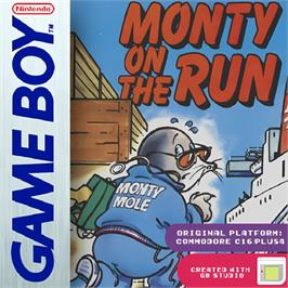 Box cover for Monty On The Run on the Nintendo Game Boy.