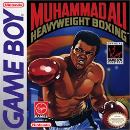 Box cover for Muhammad Ali Heavyweight Boxing on the Nintendo Game Boy.