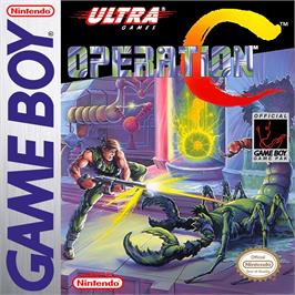 Box cover for Operation C on the Nintendo Game Boy.