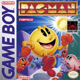 Box cover for Pac-man on the Nintendo Game Boy.