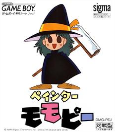 Box cover for Painter Momopie on the Nintendo Game Boy.