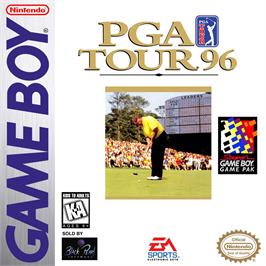 Box cover for Pga Tour 96 on the Nintendo Game Boy.