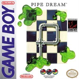 Box cover for Pipe Dream on the Nintendo Game Boy.