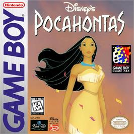 Box cover for Pocahontas on the Nintendo Game Boy.