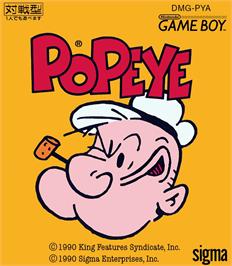 Box cover for Popeye on the Nintendo Game Boy.