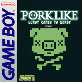 Box cover for Porklike on the Nintendo Game Boy.