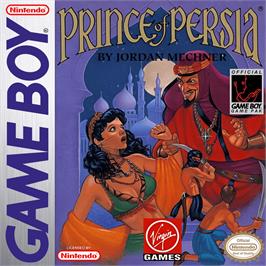 Box cover for Prince Of Persia on the Nintendo Game Boy.