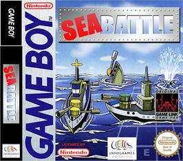 Box cover for Sea Battle on the Nintendo Game Boy.