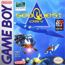 Box cover for Seaquest Dsv on the Nintendo Game Boy.