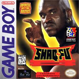 Box cover for Shaq Fu on the Nintendo Game Boy.