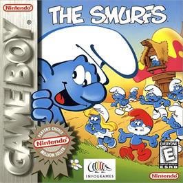 Box cover for Smurfs, The on the Nintendo Game Boy.