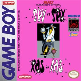 Box cover for Spy Vs Spy - Operation Boobytrap on the Nintendo Game Boy.