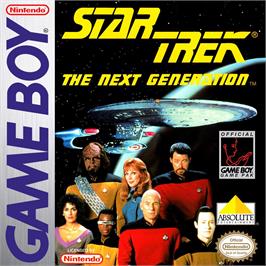 Box cover for Star Trek - The Next Generation on the Nintendo Game Boy.