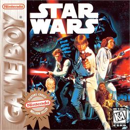 Box cover for Star Wars on the Nintendo Game Boy.