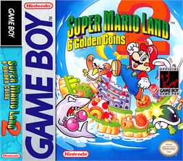Box cover for Super Mario Land 2: 6 Golden Coins on the Nintendo Game Boy.